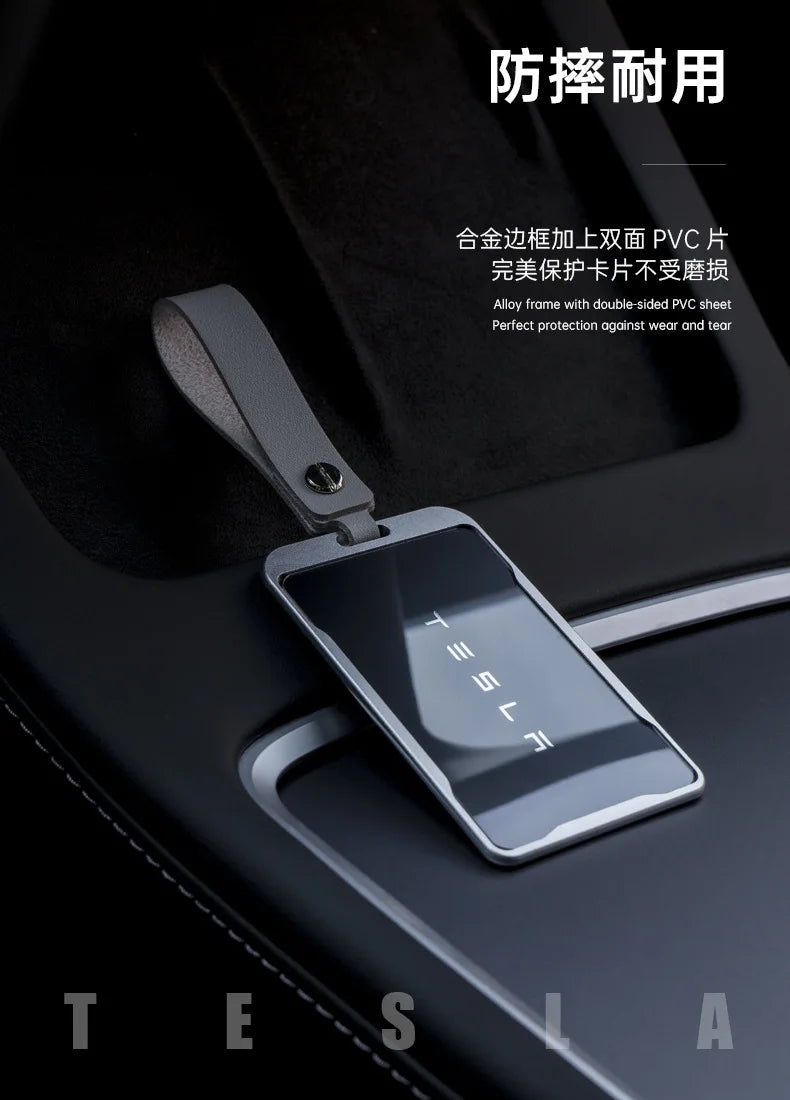 Aluminum Key Card Holder Case for Tesla Model 3/Y – Full Cover