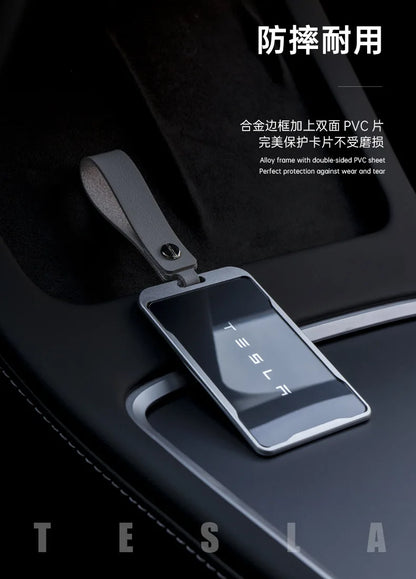 Aluminum Key Card Holder Case for Tesla Model 3/Y – Full Cover