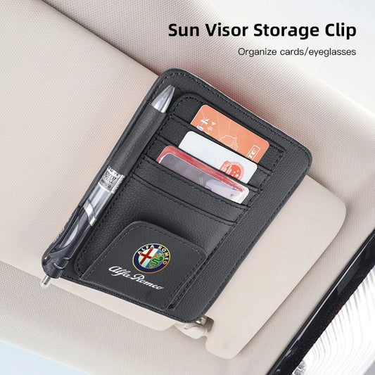 Alfa Romeo Sun Visor Organizer Clip—Pro Storage Solution