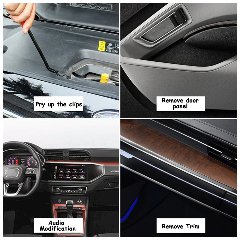 Kit d'outils de dépose de garniture de panneau de porte BMW et Toyota