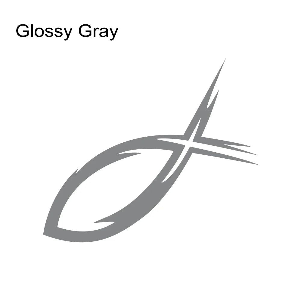 Christian Fish Tribal Vinyl Decal – Pro Auto Accessory