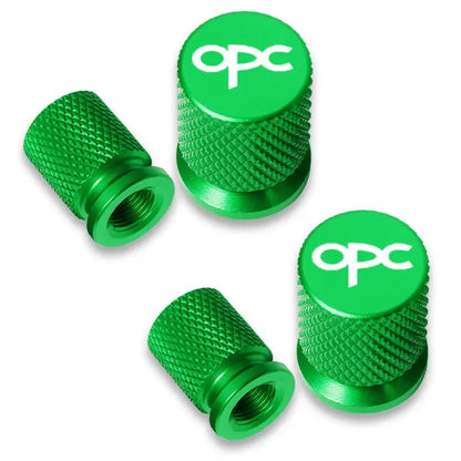 4pcs Opel OPC Tire Valve Caps Waterproof Stem Covers Set