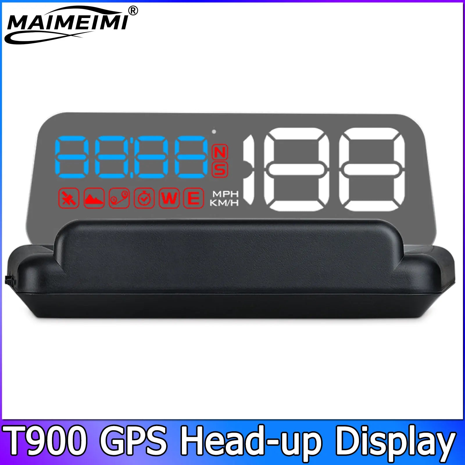 C500 Blue OBD/T900 HUD GPS Turbo Gauge LCD Odometer GPS HUD-T900 – Car Accessories | MotorWorld Marketplace