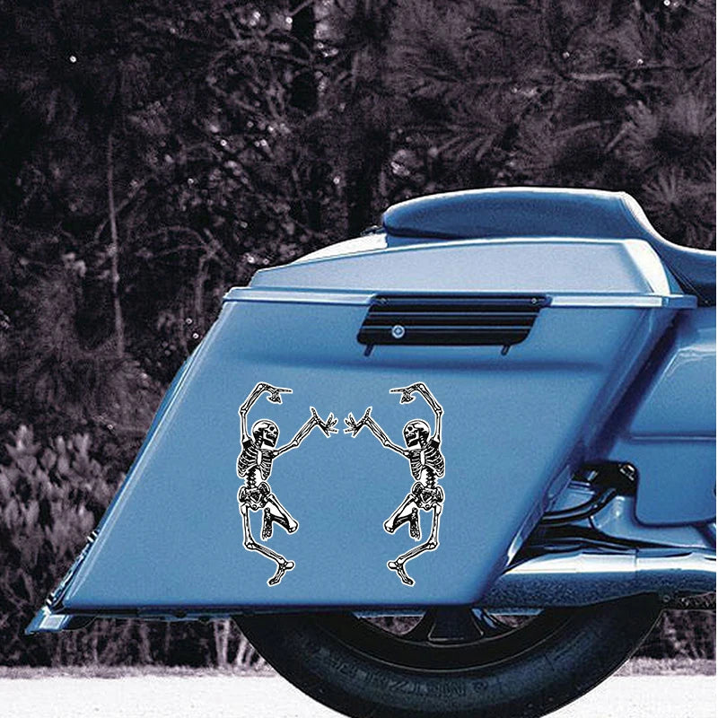 Funny Dancing Skull Reflective Waterproof Car Sticker - Pro Quality – Car Accessories | MotorWorld Marketplace
