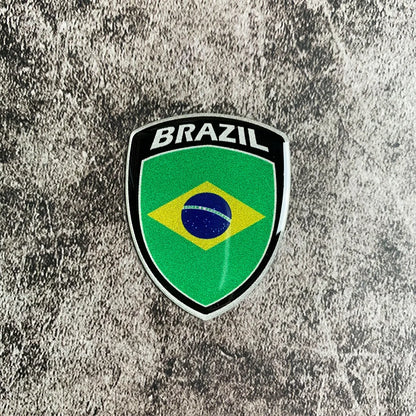 3D Reflective National Flag Sticker Motorcycle Parts Car Decal Korea France Russia Spain Brazil Chile ukraine British Italy USA BR – Car Accessories | MotorWorld Marketplace