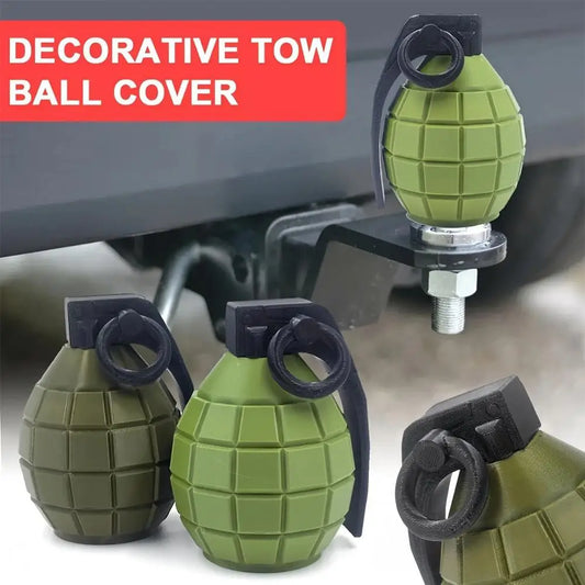 Grenade-Shape Tow Bar Cover Cap | Durable, Creative, Funny – Car Accessories | MotorWorld Marketplace