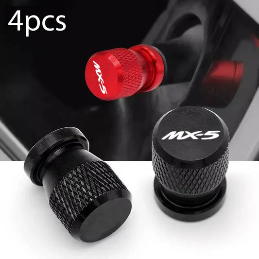 Mazda Valve Stem Caps Waterproof Dustproof Set