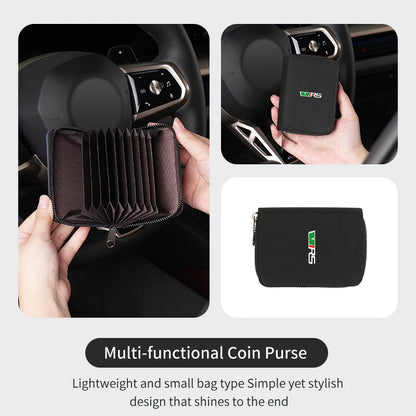 Skoda VRS Coin Card Zip Wallet – Secure Auto Storage Pouch