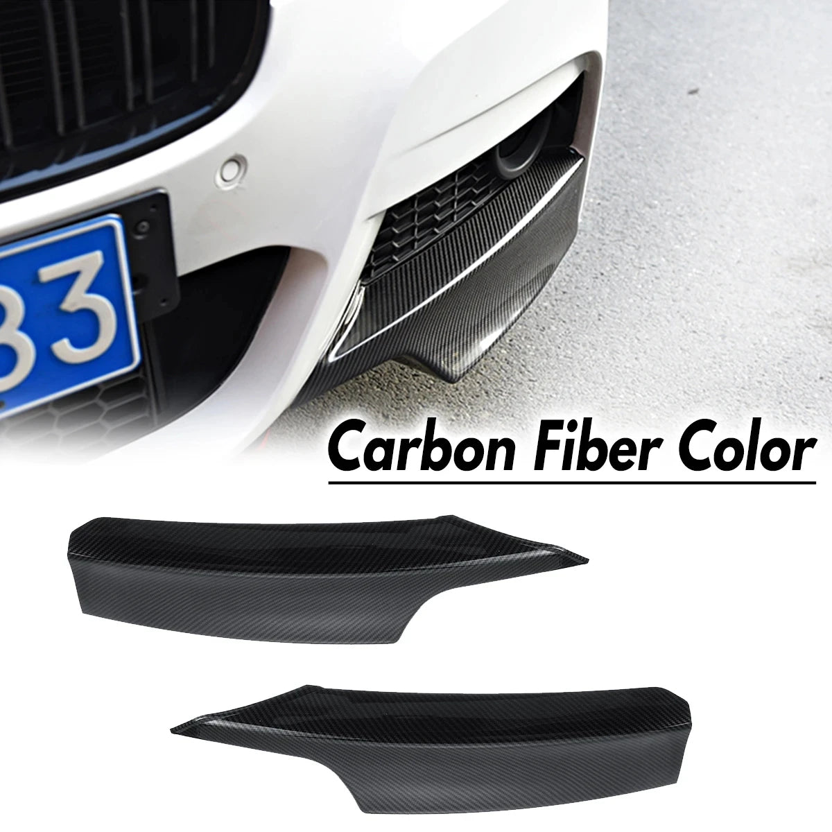 Ensemble de séparateurs de lèvre avant pour BMW F30 F31 M Sport 12-19