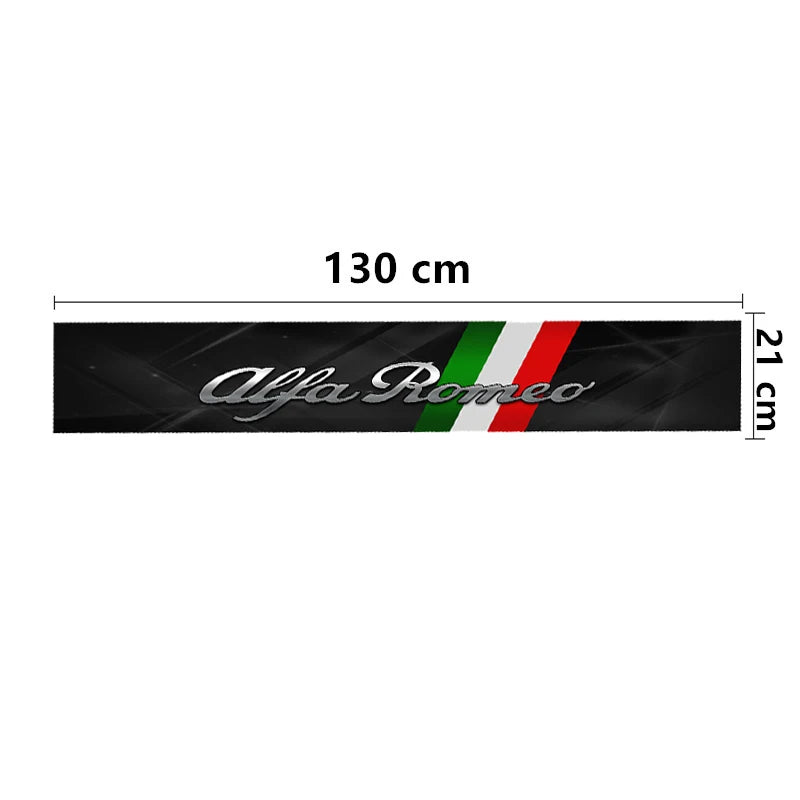 Carbon Fibre Alfa Romeo Windshield Decal - Fits Giulia, Stelvio – Car Accessories | MotorWorld Marketplace