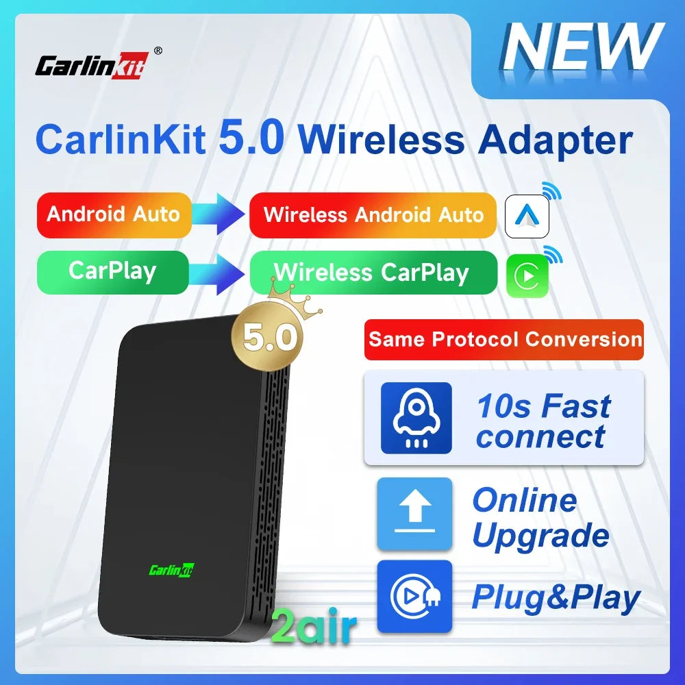 2air CarlinKit 5.0/4 Wireless CarPlay & Android Auto Box
