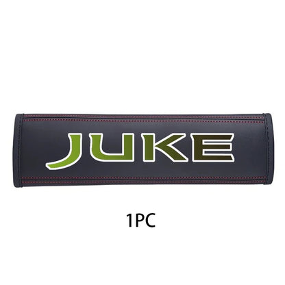 Premium Cowhide Seat Belt Protector Cover for Nissan Juke