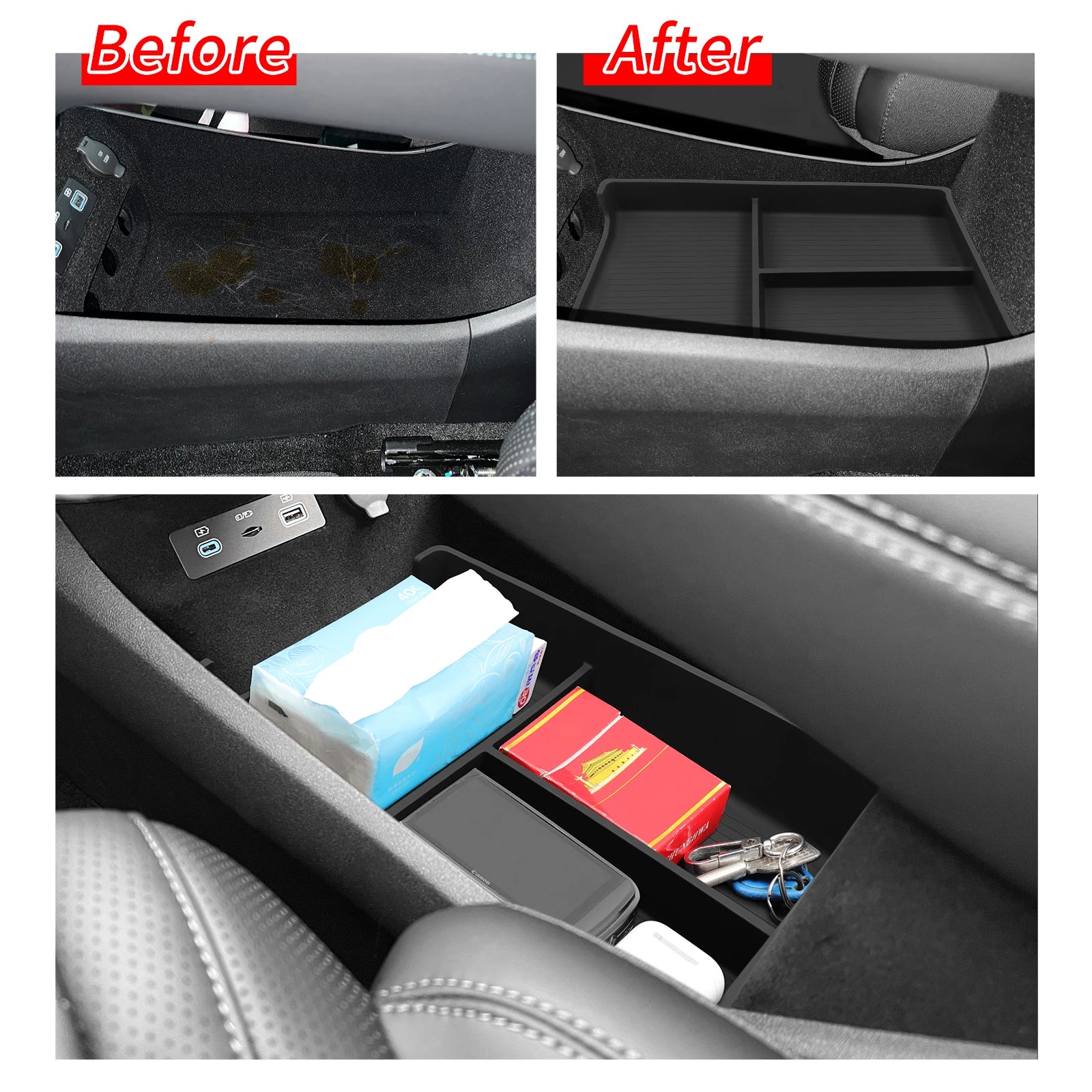 Storage Tray for BYD Sealion 7 2024-2025 Armrest – Car Accessories | MotorWorld Marketplace