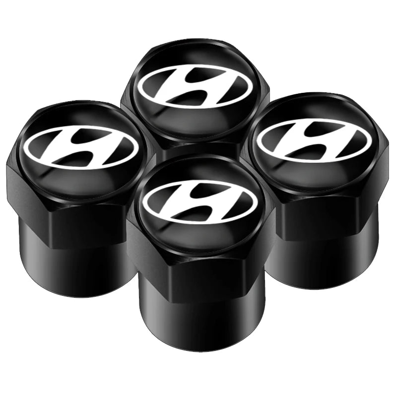 4Pcs Tire Valve Dust Caps for Hyundai