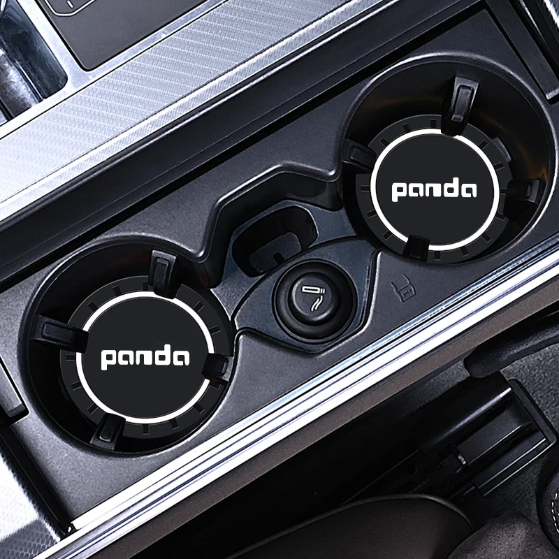 Fiat Panda 2008-2011 Cup Holder Silicone Anti-Slip Coasters