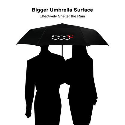 Fiat 500/500X/L Auto Windproof Umbrella w/ Logo