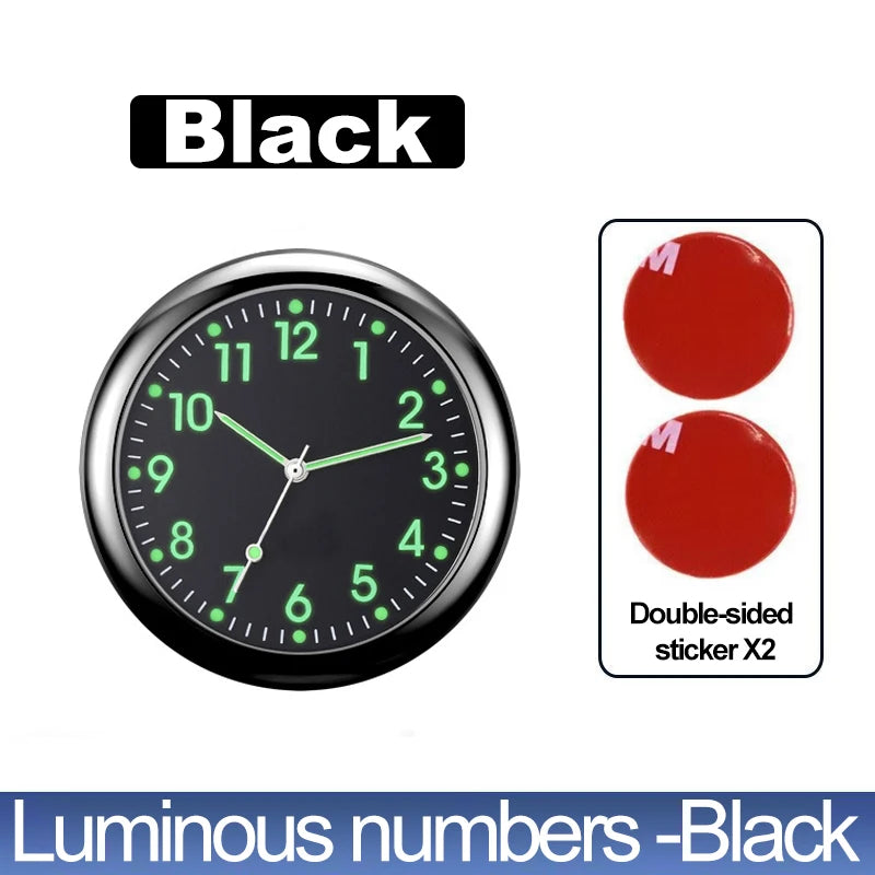 Luminous Quartz Stick-On Car Clock – Pro Auto Accessory