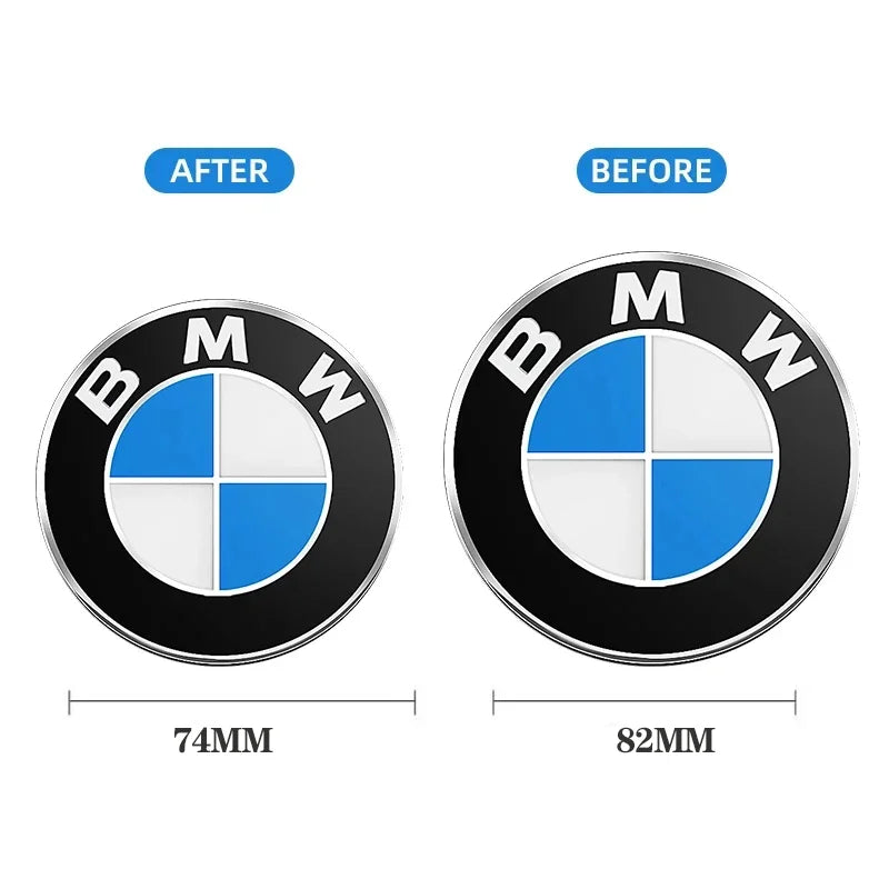 Front & Rear Trunk Emblem Badge Replacement For BMW M