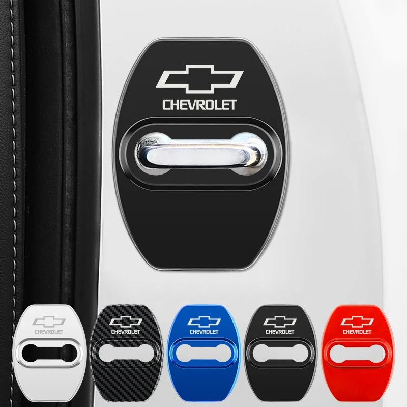 4PCS Door Lock Buckle Covers for Chevrolet, Durable Protection