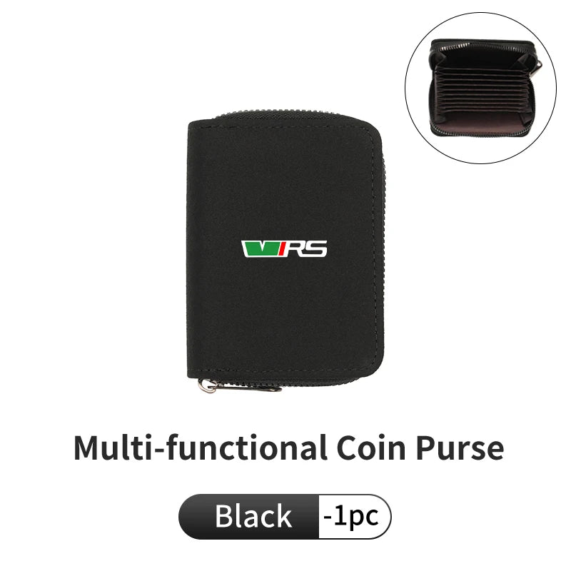 Skoda VRS Coin Card Zip Wallet – Secure Auto Storage Pouch