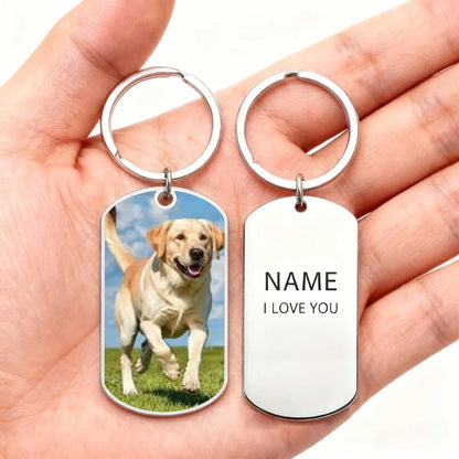 Custom Photo Keychain – Stainless Steel, Ideal Gift for Pros – Car Accessories | MotorWorld Marketplace