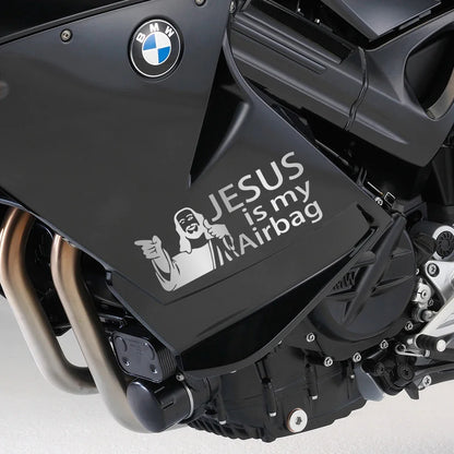 Jesus Is My Airbag Vinyl Decal – Safety Car & Truck Sticker – Car Accessories | MotorWorld Marketplace