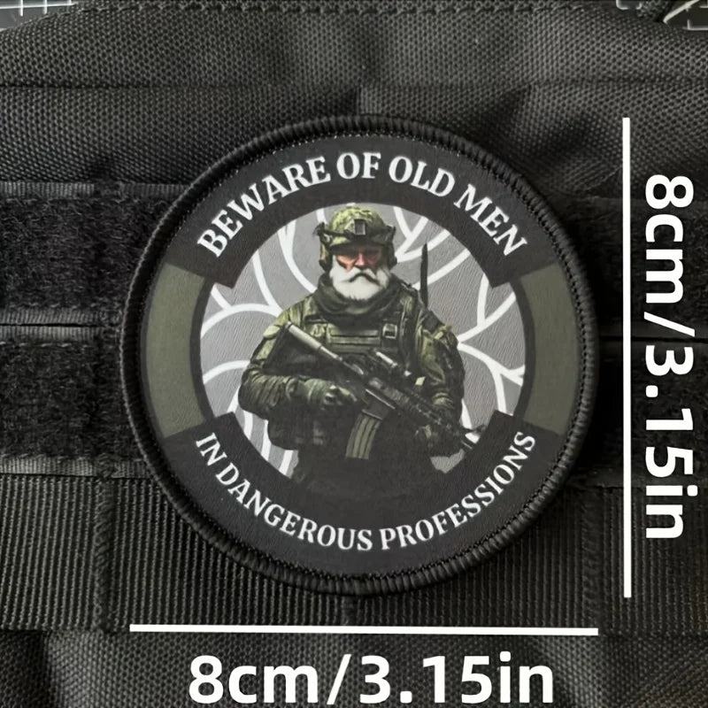2PCS Beware of Old Men Tactical Patch Set for Cars, Bags – Car Accessories | MotorWorld Marketplace