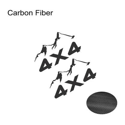 4X4 Mountain Vinyl Decal for Pickup Trucks – Pro Fit Carbon Fiber – Car Accessories | MotorWorld Marketplace