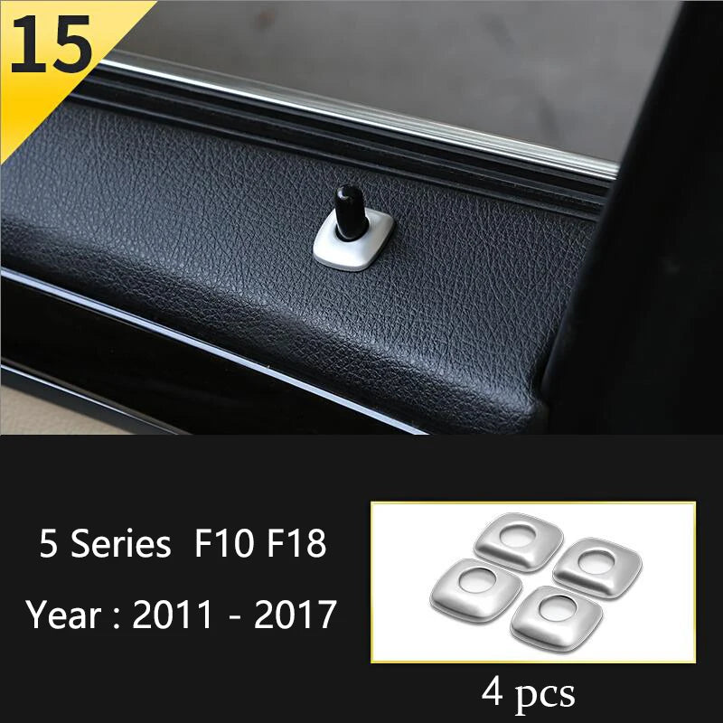 BMW F10 F18 Interior Button Panel Trim Stainless Steel Cover 15 Type – Car Accessories | MotorWorld Marketplace