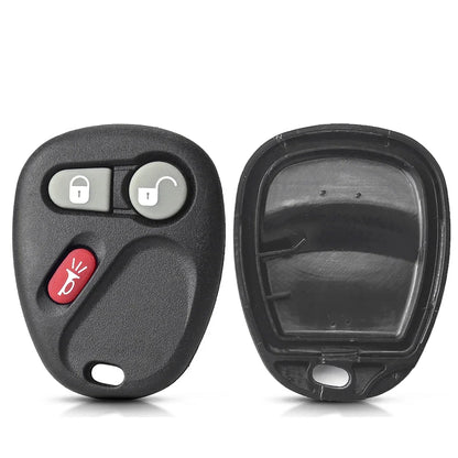 KEYYOU 2pcs Remote Key Shell for Chevy Tahoe GMC Yukon 07-14