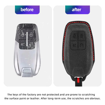 Alcantara Key Fob Cover for Ferrari 488/812/F8/SF90/Roma – Car Accessories | MotorWorld Marketplace