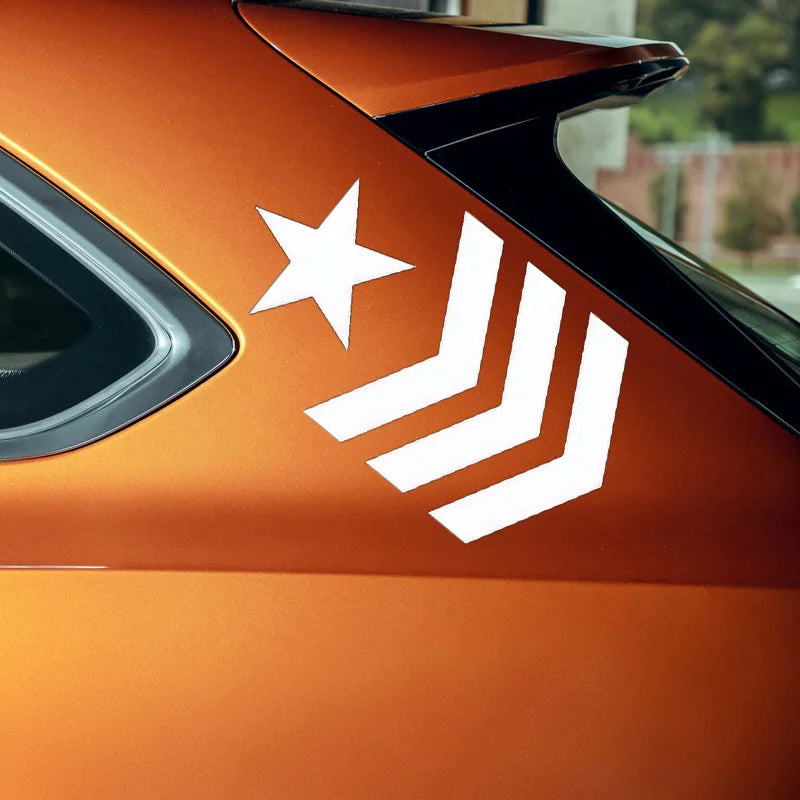 Waterproof Star Vinyl Decal 11.5x20cm – Car & Truck Gift – Car Accessories | MotorWorld Marketplace