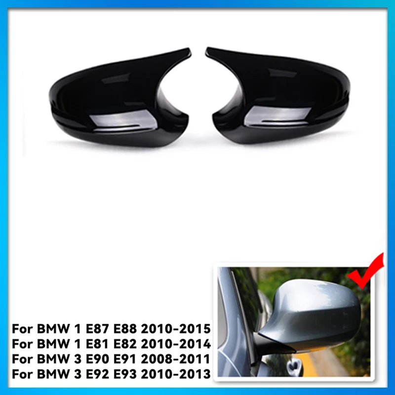 BMW E90-E93 Carbon Fiber M3 Style Rear Mirror Covers ABS Black – Car Accessories | MotorWorld Marketplace