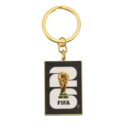 FIFA Official 2026 World Cup Trophy Keychain Authentic World Cup Merchandise Football Fan Gift Pendant Square keychain – Car Accessories | MotorWorld Marketplace