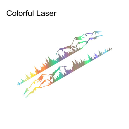 Forest Mountain Vinyl Decal for Ford Bronco TRX4 2021-2023 Colorful Laser – Car Accessories | MotorWorld Marketplace