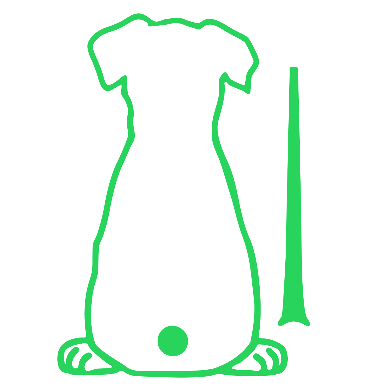 Cute Dog Wiggling Tail Rear Wiper Decal – Waterproof Vinyl green 17X12cm – Car Accessories | MotorWorld Marketplace