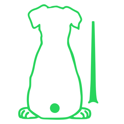 Cute Dog Wiggling Tail Rear Wiper Decal – Waterproof Vinyl green 17X12cm – Car Accessories | MotorWorld Marketplace