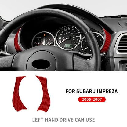 Real Carbon Fiber Sticker Kit for Subaru Impreza 05-07 Interior LHD Dashboard Red – Car Accessories | MotorWorld Marketplace