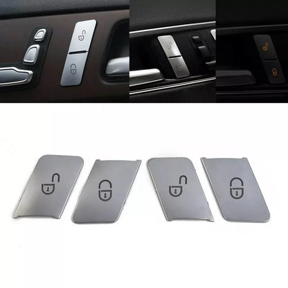 Mercedes W204/W212 Door Lock Switch Cover Set 4-Door