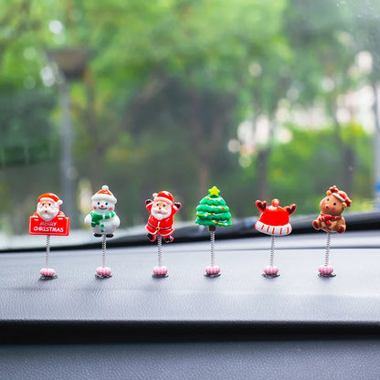 Creative Santa Claus Shaking Ornament for Car Dashboard Decor