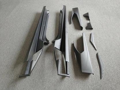 M-Style Matte Carbon Side Skirt Kit for Lamborghini Huracan LP610