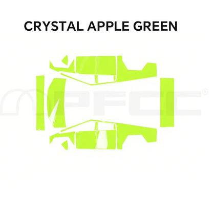 Tesla Cybertruck 2024 Pre-Cut Color Changing Vinyl Film Crystal Apple Green – Car Accessories | MotorWorld Marketplace