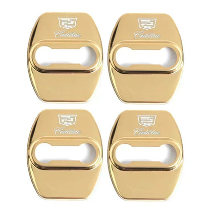 (NOT SOLD TO USA) 4pcs Door Lock Cover Stickers for Cadillac CTS ATS Escalade A-Gold – Car Accessories | MotorWorld Marketplace