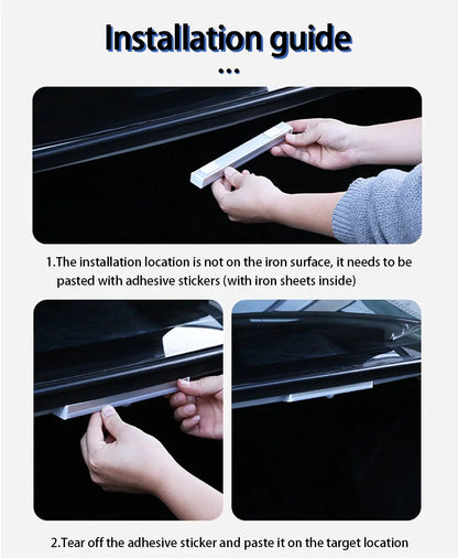Lampe de voiture rechargeable USB SEAMETAL avec capteur à induction automatique