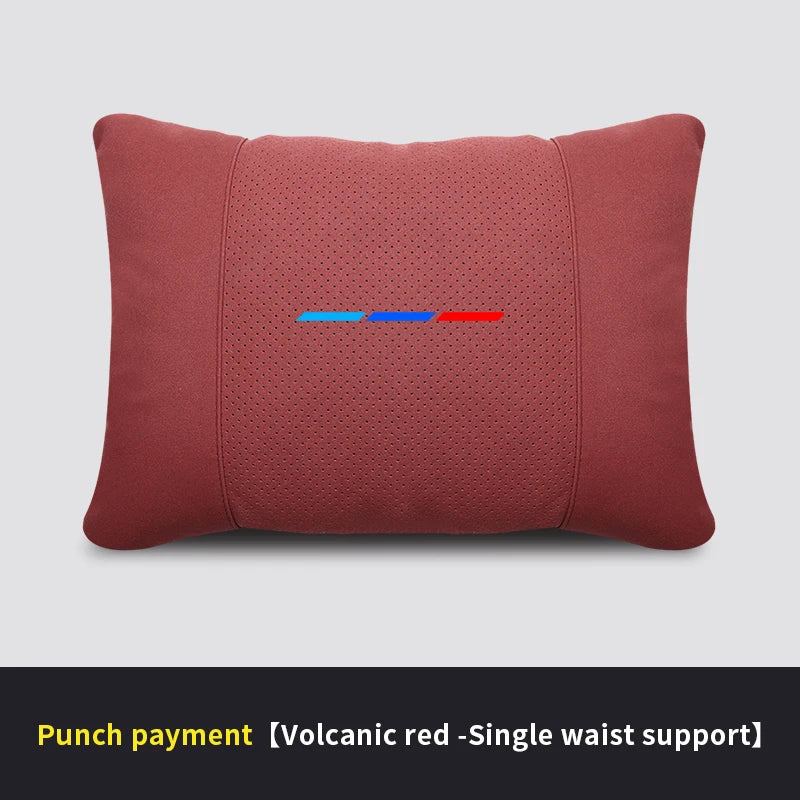 (NOT SOLD TO USA) BMW M E46-E92 F10-F30 G Series Neck & Lumbar Cushion Pillow Red – Car Accessories | MotorWorld Marketplace