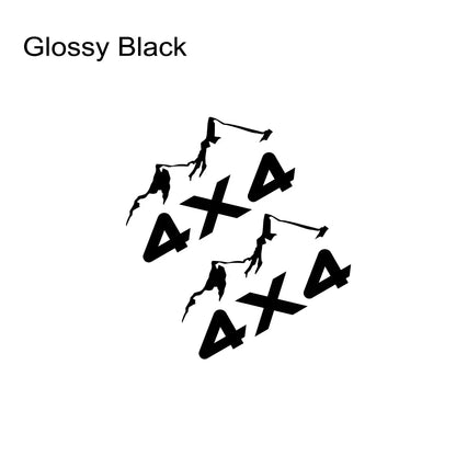 4X4 Mountain Vinyl Decal for Pickup Trucks – Pro Fit Glossy Black – Car Accessories | MotorWorld Marketplace