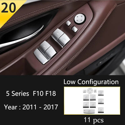 BMW F10 F18 Interior Button Panel Trim Stainless Steel Cover 20 Type – Car Accessories | MotorWorld Marketplace