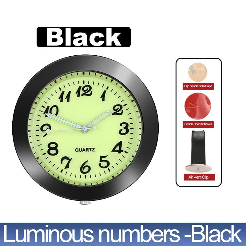 Luminous Quartz Stick-On Car Clock – Pro Auto Accessory