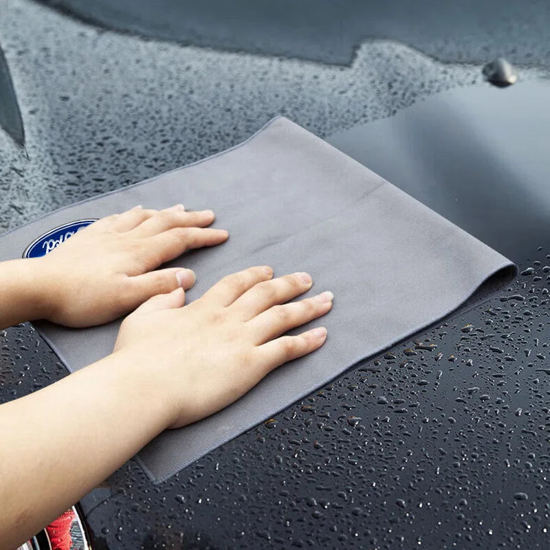 Premium Suede Leather Cleaning Cloth for Ford Models