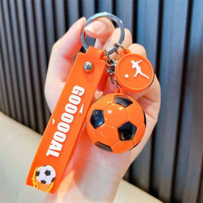 Football Keychain For Fan PVC Soft Glue Soccer Pendant Keychain Accessories Bag Decoration World Cup Souvenirs Key Chain Gifts 4-orange – Car Accessories | MotorWorld Marketplace